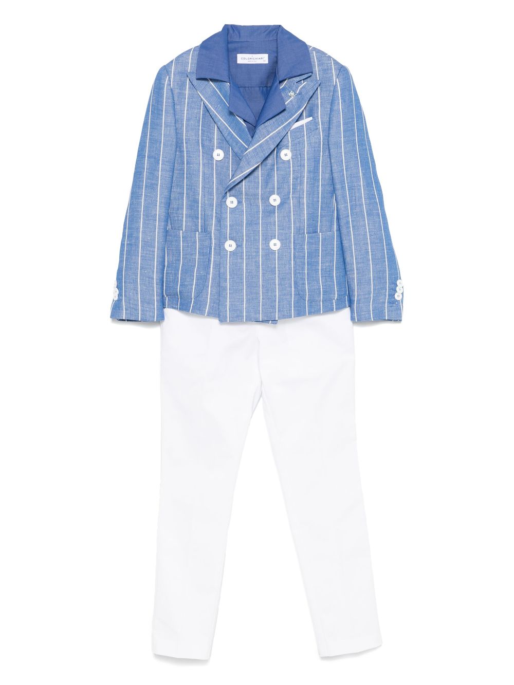 Colorichiari pinstriped suit - Blue