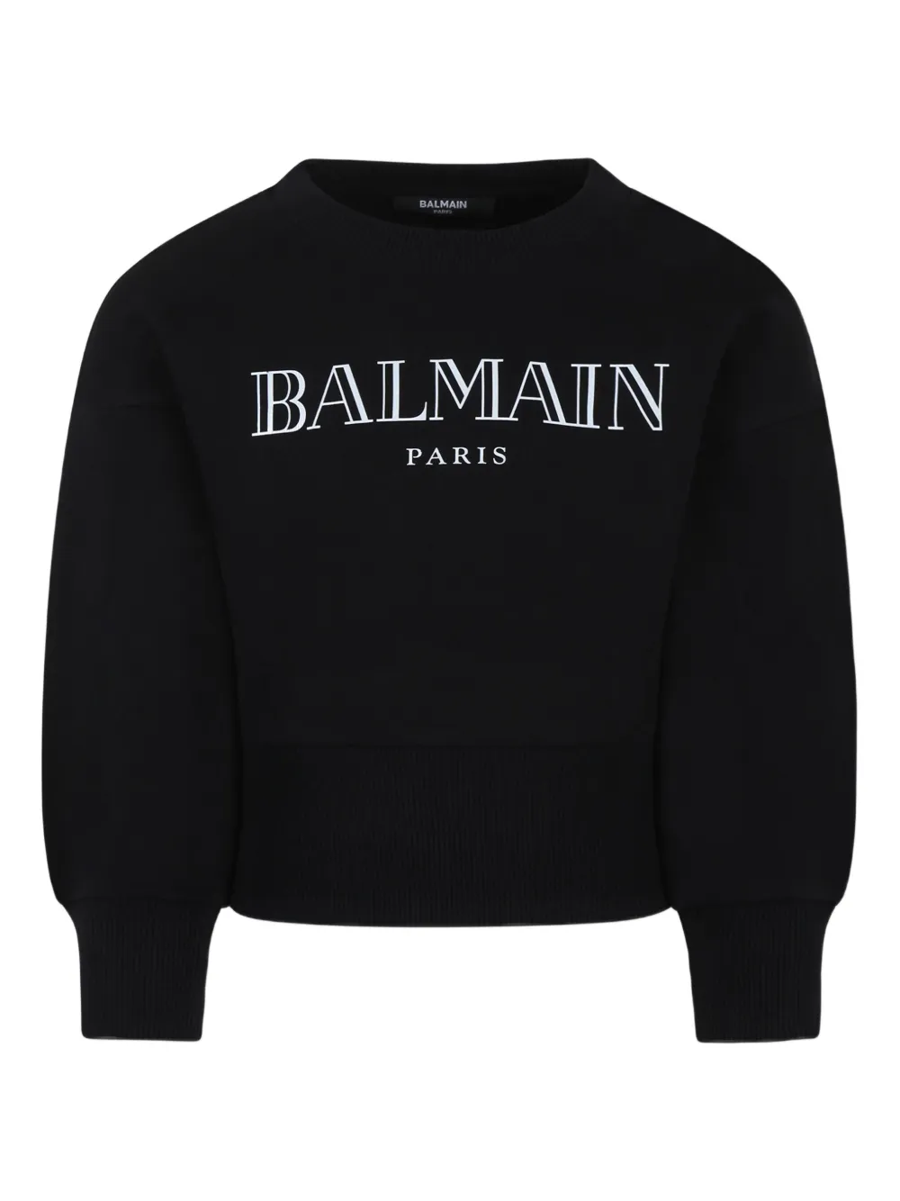 BALMAIN LOGO-PRINT SWEATSHIRT 