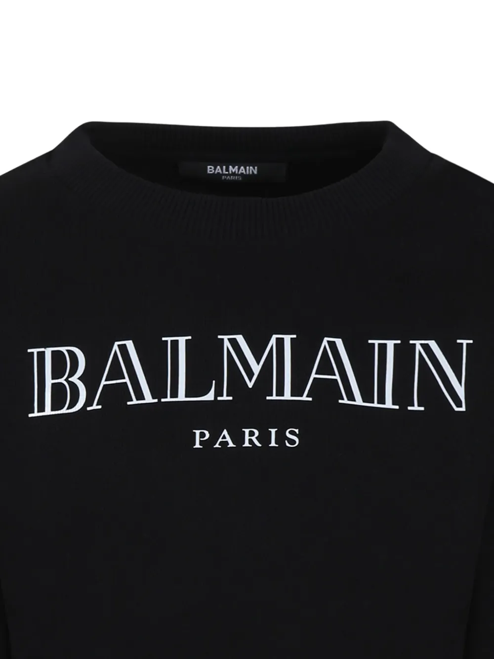 BALMAIN LOGO-PRINT SWEATSHIRT 