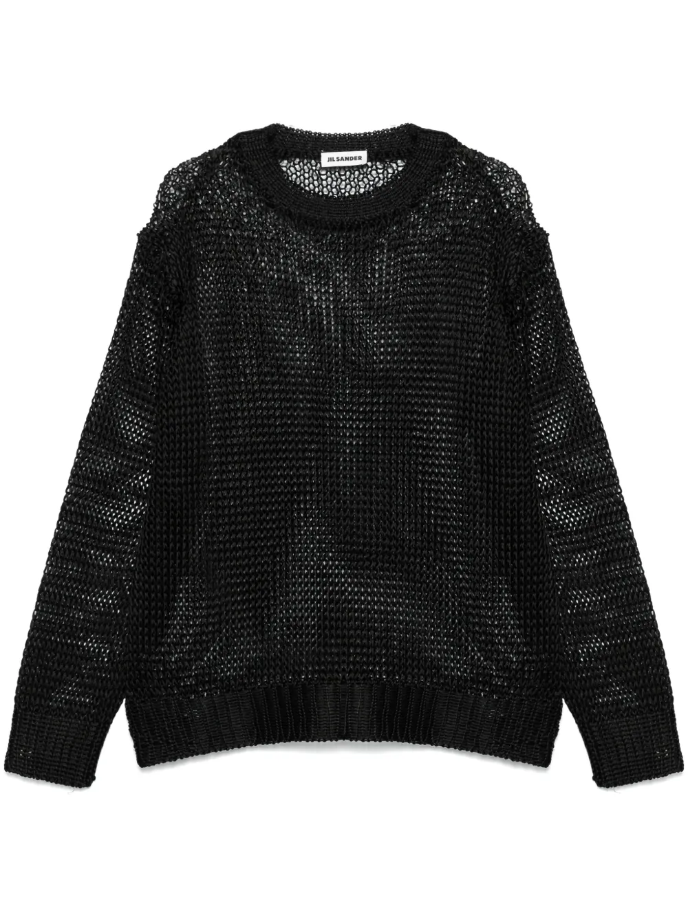 Jil Sander open-knit sweater | Black | Image 1