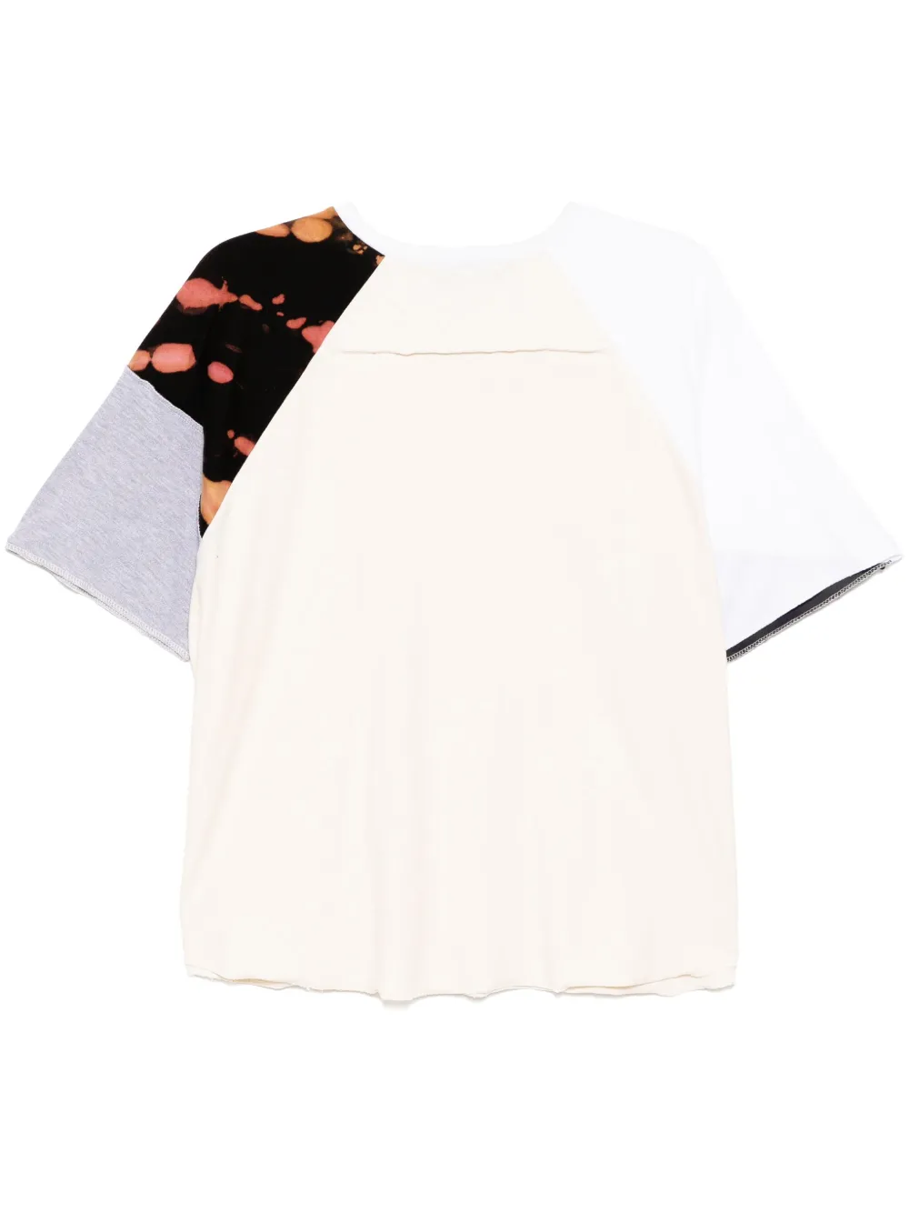 Stain Shade T-shirt met vlakken - Beige