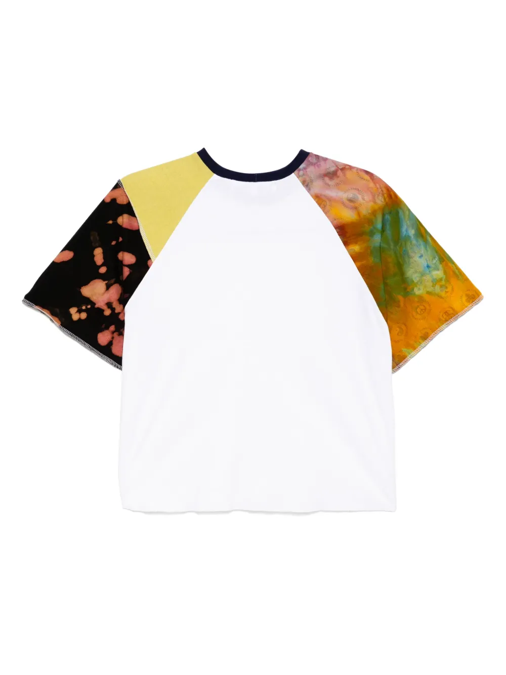 Stain Shade T-shirt met vlakken - Wit