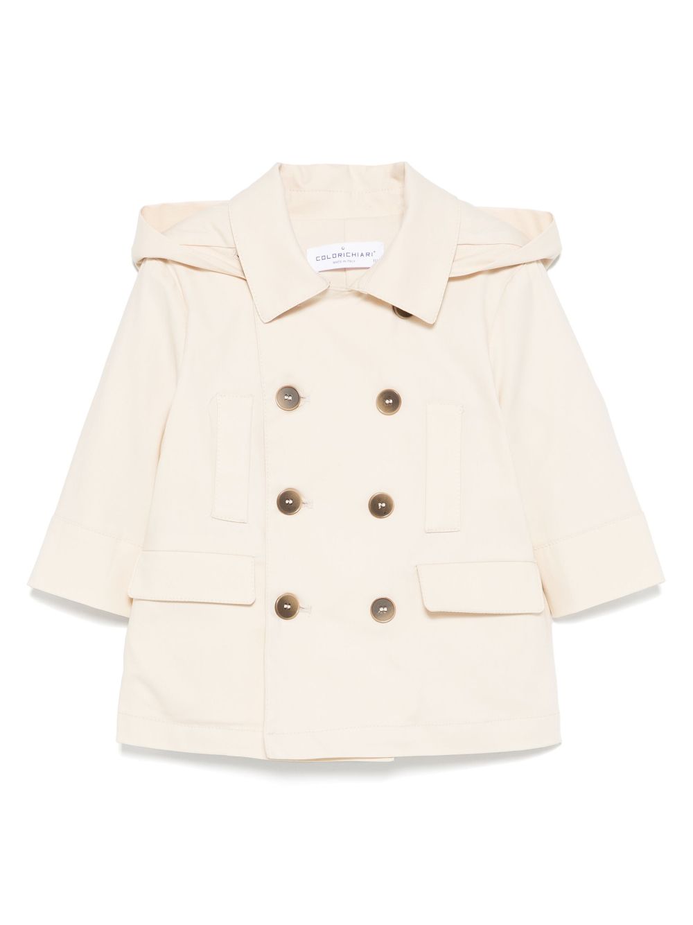 Colorichiari hooded jacket - Neutrals