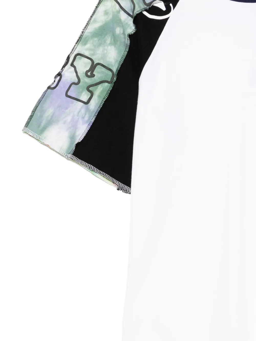 Stain Shade x Stussy T-shirt met tie-dye Wit