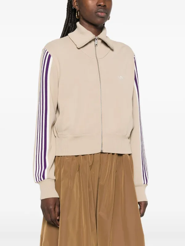 Autry Knitted zip-up Sweatshirt | Neutrals | FARFETCH