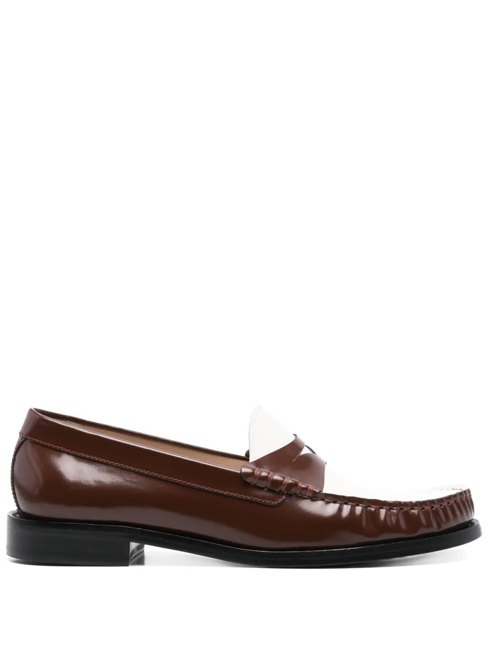 Stuart Weitzman Lottie loafers Brown