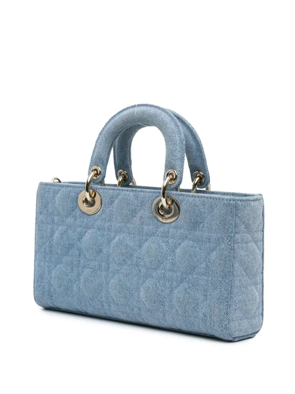 Christian Dior Pre-Owned 2022 ミディアム デニム カナージュ レディ