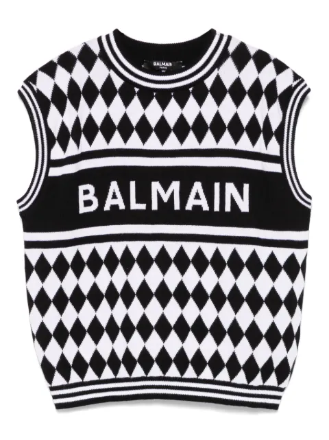 Balmain Kids knitted vest