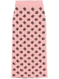 Dolce & Gabbana DG-jacquard pencil skirt - Pink