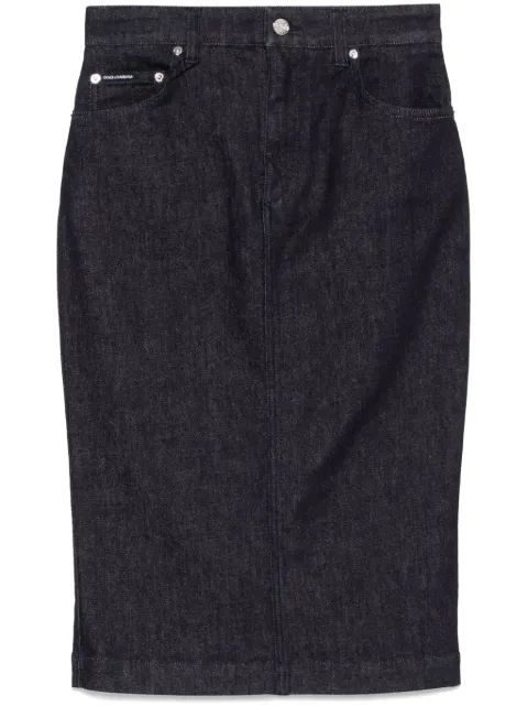 Dolce & Gabbana jeanskjol i midimodell