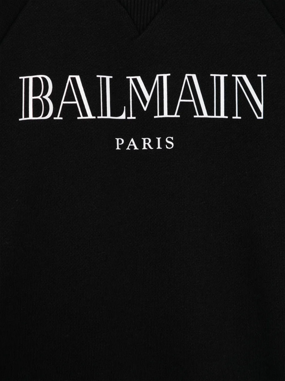 BALMAIN LOGO-PRINT SWEATSHIRT