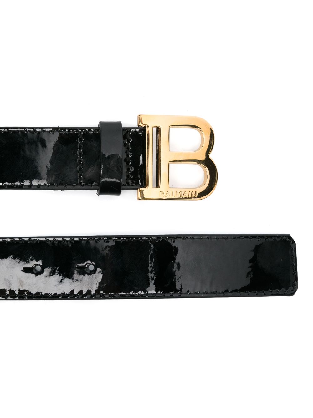 Balmain Kids leather belt - Black