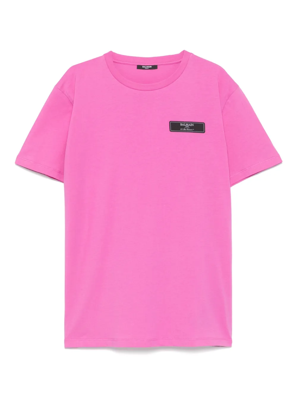 Balmain Kids T-shirt met logopatch Roze