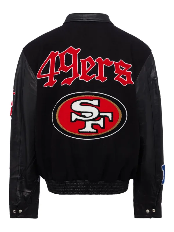 Jeff Hamilton x San Francisco 49ers Bomber Jacket | Black