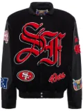 Jeff Hamilton x San Francisco 49ers bomber jacket - Black