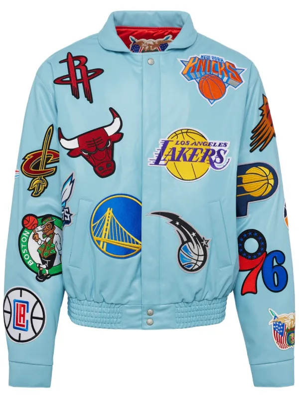 Jeff Hamilton x NBA 'Collage' ジャケット | ブルー | FARFETCH JP