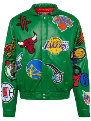 Jeff Hamilton x NBA 'Collage' ジャケット | ブルー | FARFETCH JP