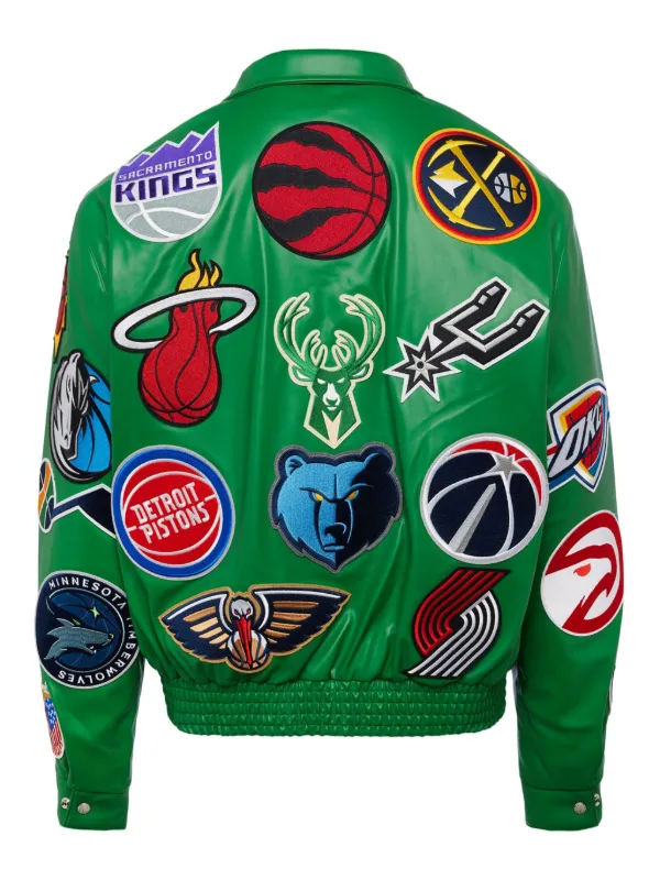 Jeff Hamilton x NBA 'Collage' ジャケット | グリーン