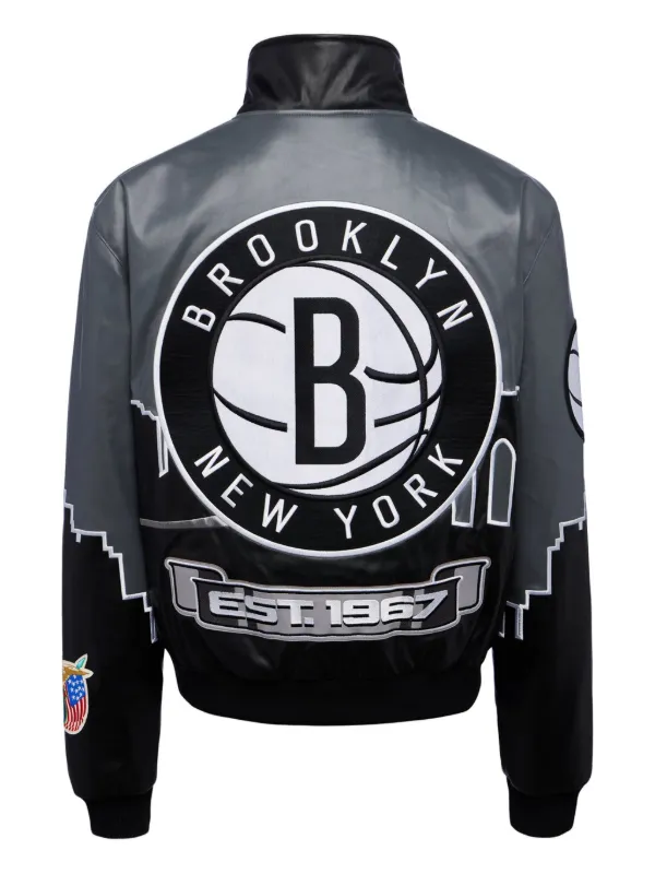 Jeff Hamilton x Brooklyn Nets Skyline Jacket | Black | FARFETCH