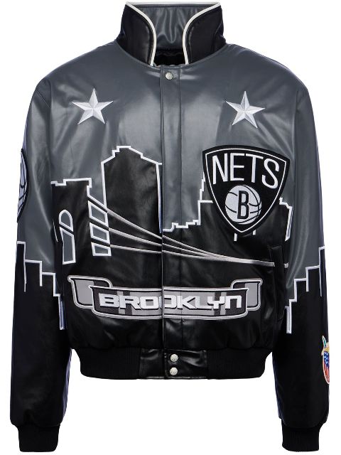 Jeff Hamilton x Brooklyn Nets Skyline jacket