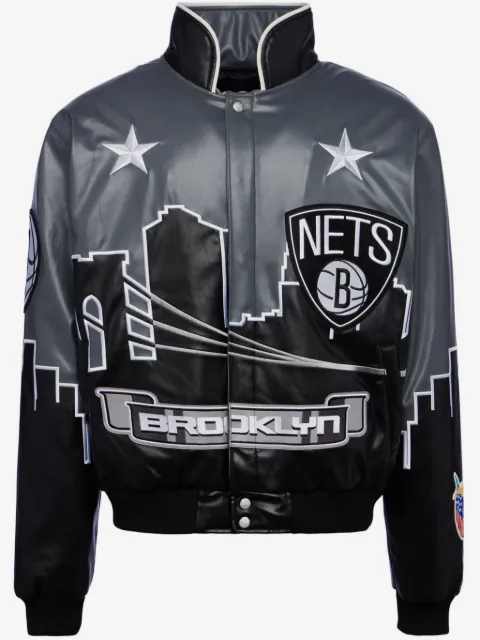 Jeff Hamilton x Brooklyn Nets Skyline jacket