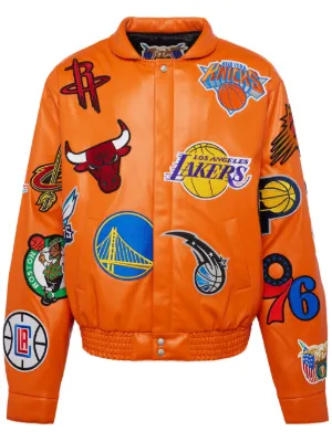 Jeff Hamilton x NBA 'Collage' アニマルフリーレザージャケット
