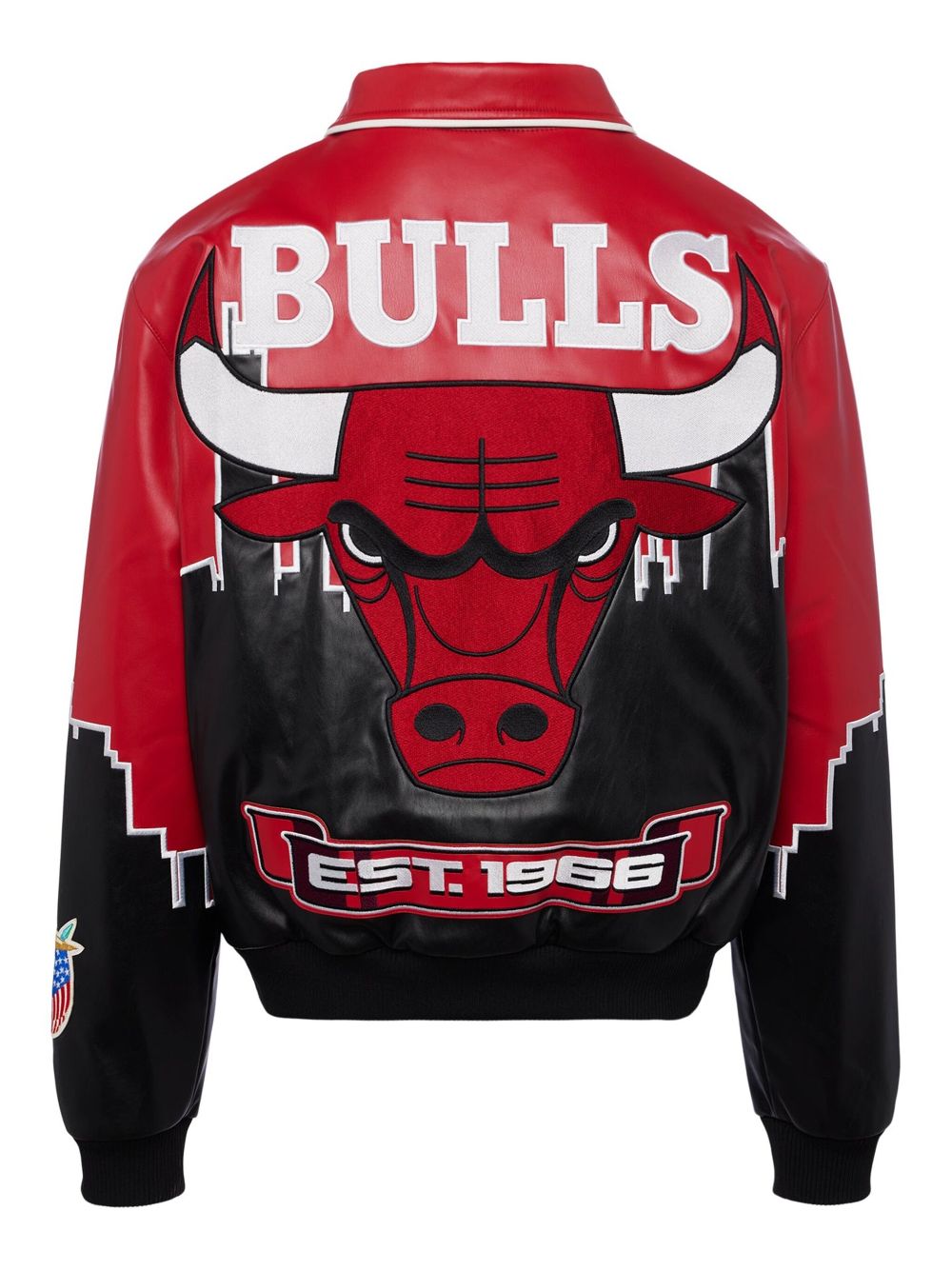 Jeff Hamilton x Chicago Bulls Skyline jacket - Red