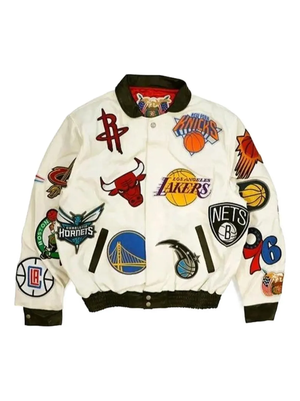 Jeff Hamilton NBA-collage jacket | Neutrals | Image 1