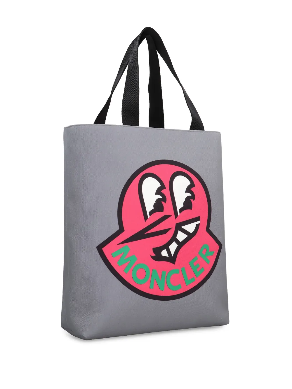 Moncler Shopper met logoprint Grijs