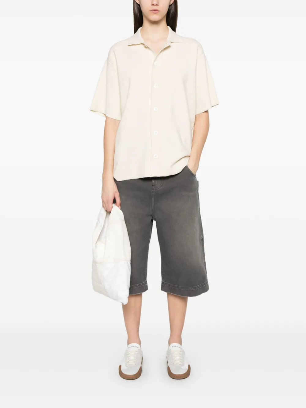 Autry Shirt met korte mouwen Beige