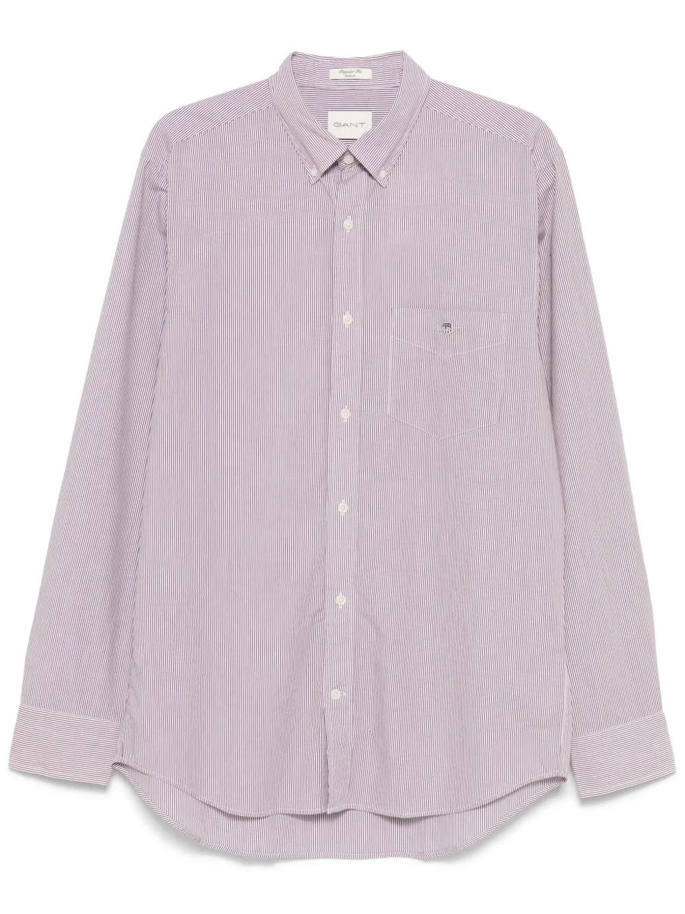Gant Striped Shirt In Red