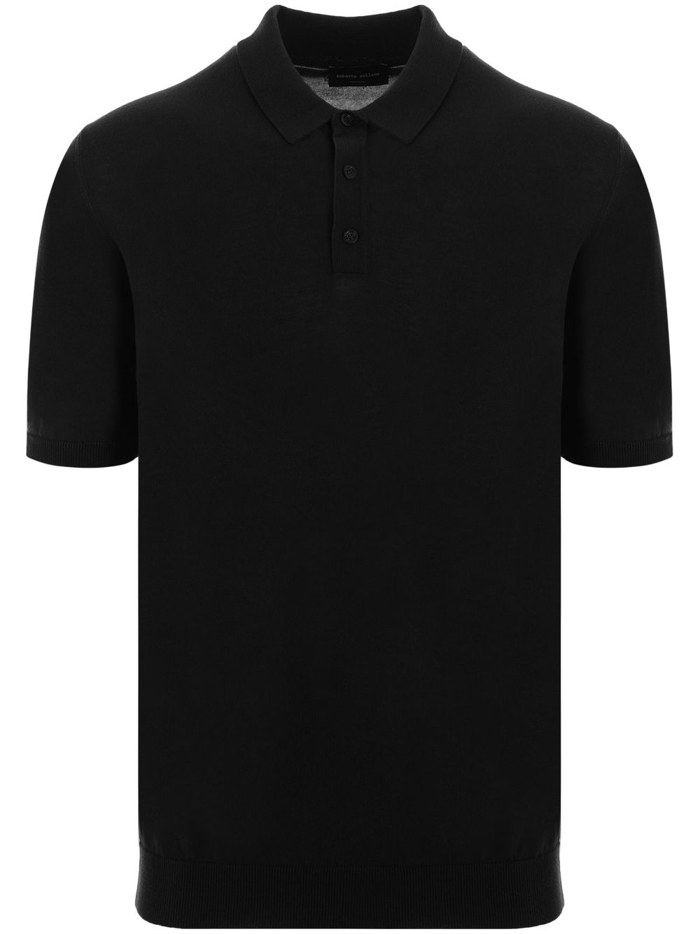 Roberto Collina cotton polo shirt - Black