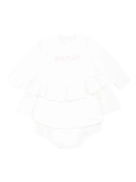 Balmain Kids organic cotton dress 