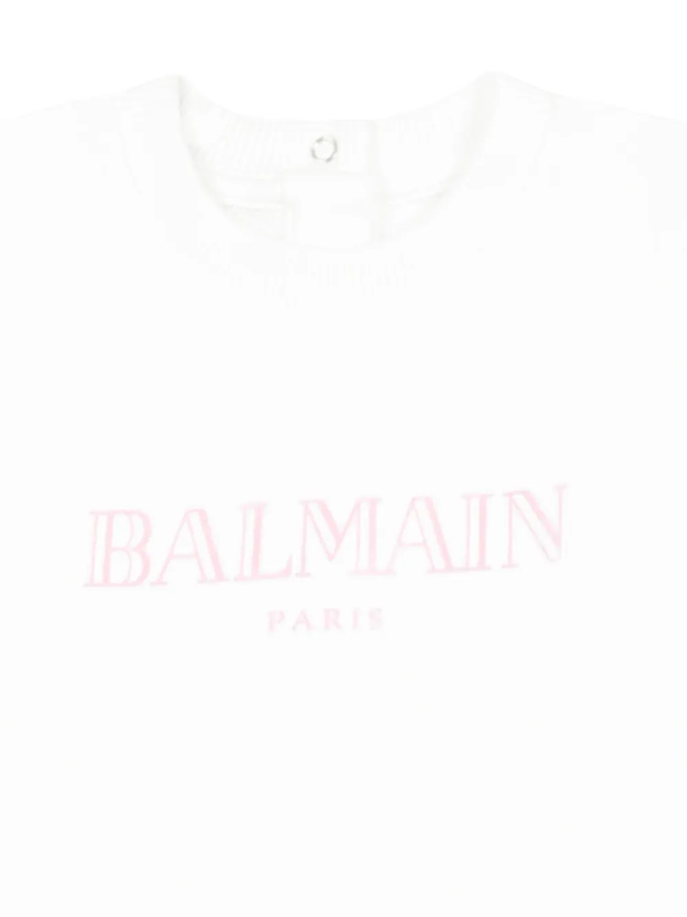 Balmain Kids Jurk van biologisch katoen Wit