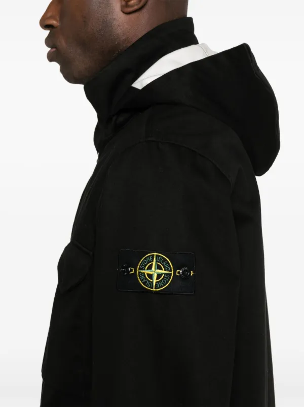 ジャケット・アウター 00AW STONE  RASO GOMMATO JACKET L Stone Island Raso Gommato Jacket | Black | FARFETCH