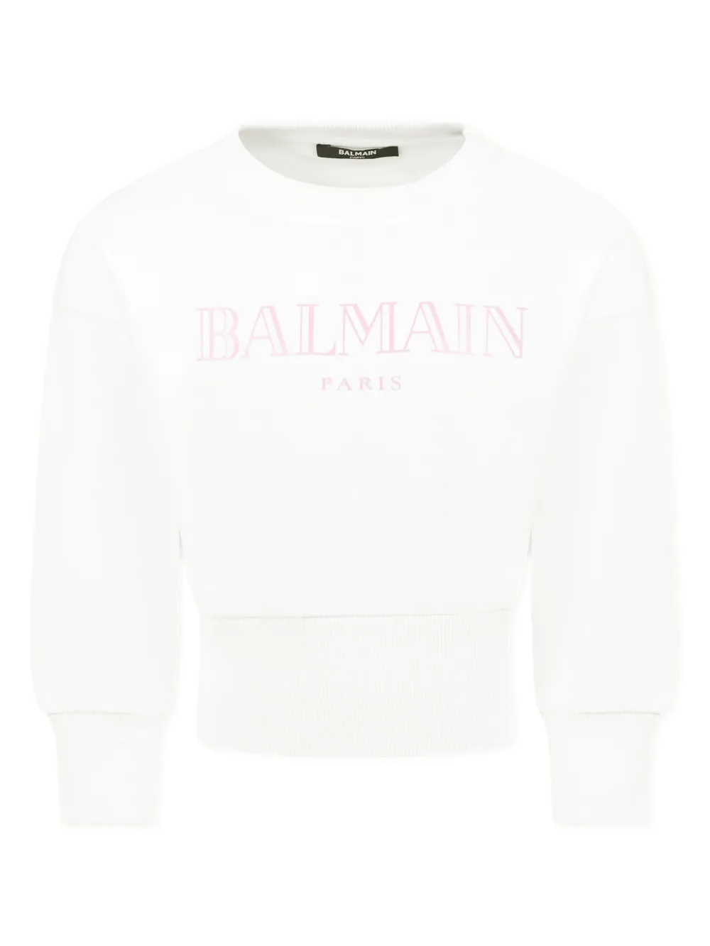 BALMAIN LOGO-PRINT SWEATSHIRT