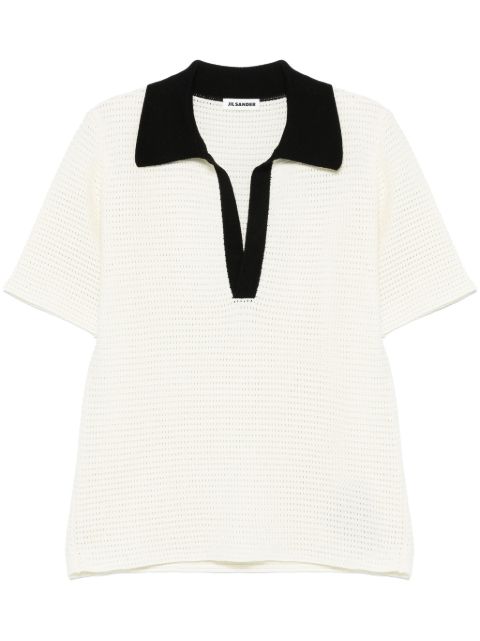 Jil Sander knitted polo shirt