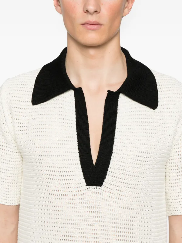 Jil Sander ニット ポロシャツ | ホワイト | FARFETCH JP
