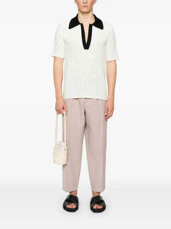 Jil Sander ニット ポロシャツ | ホワイト | FARFETCH JP