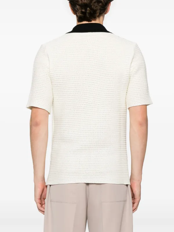 Jil Sander ニット ポロシャツ | ホワイト | FARFETCH JP