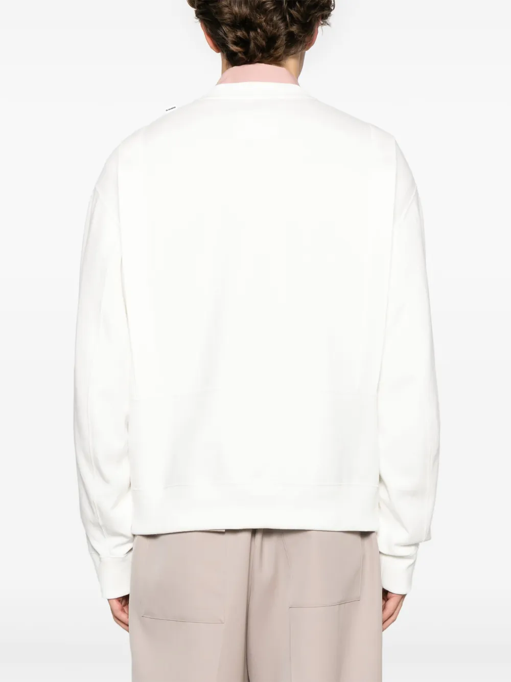 Jil Sander Sweater met ronde hals Wit