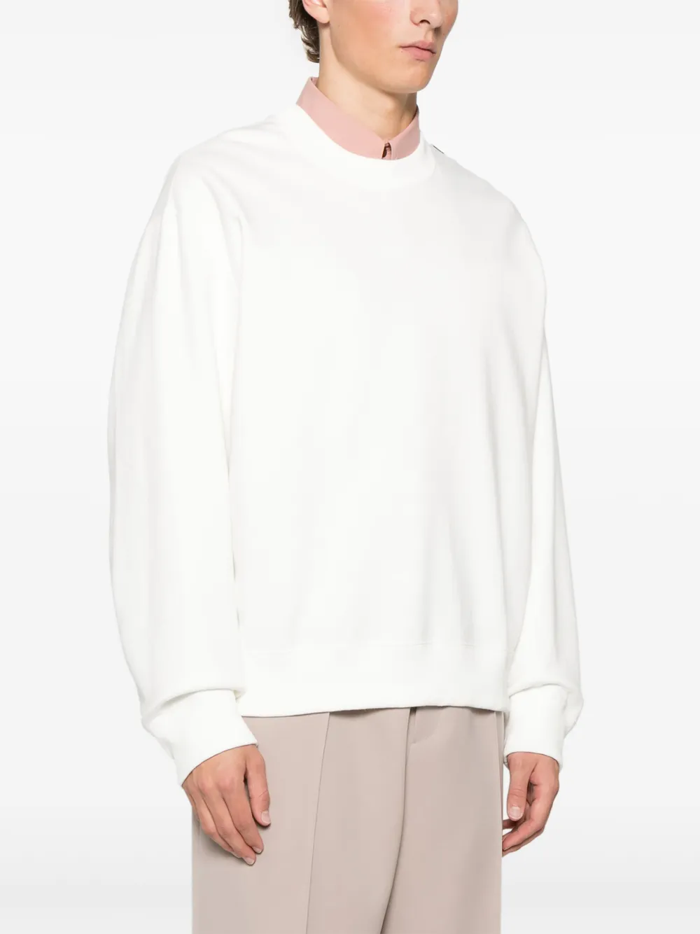 Jil Sander Sweater met ronde hals Wit