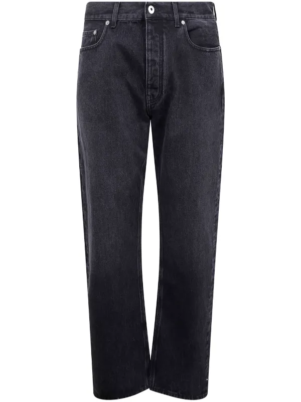 Off-White Straight-leg Jeans in Black