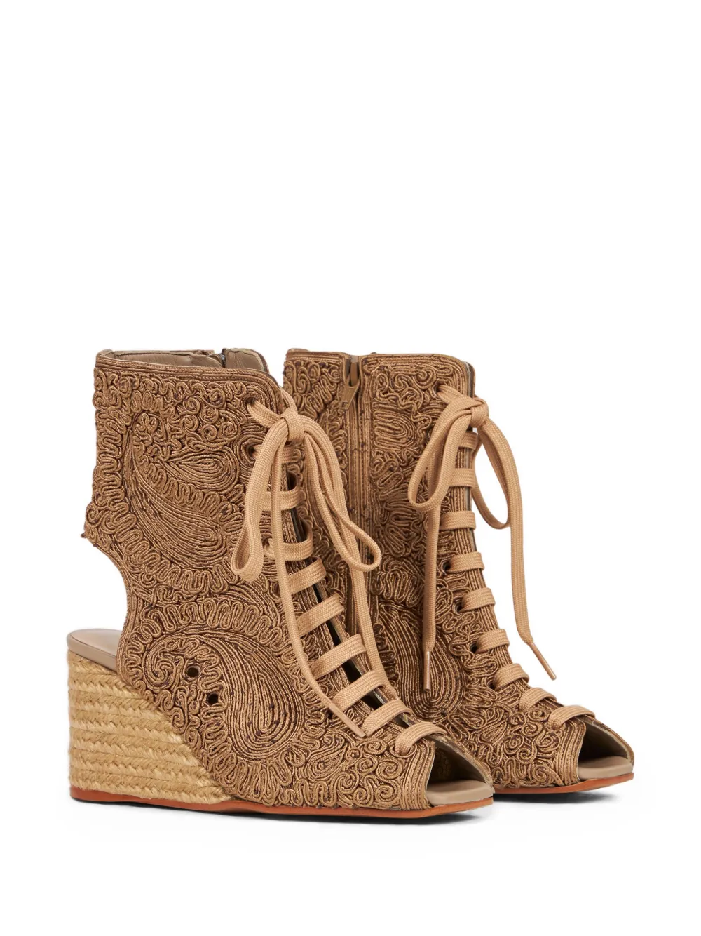 ETRO paisley-pattern ankle boots Neutrals