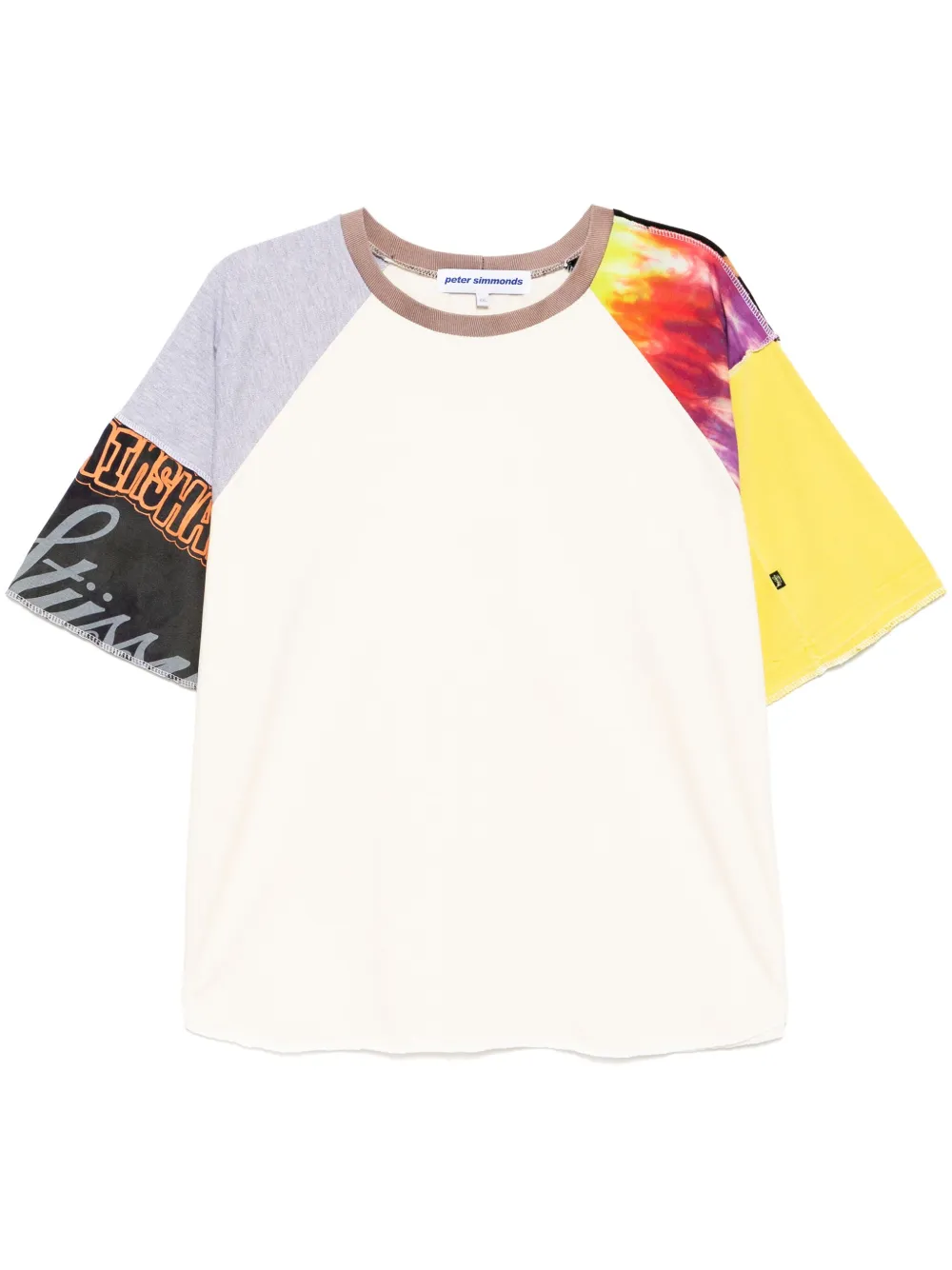 panelled T-shirt