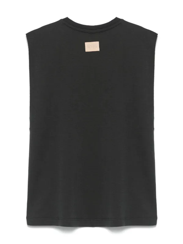 MSGM Kids タンクトップ | ブラック | FARFETCH JP