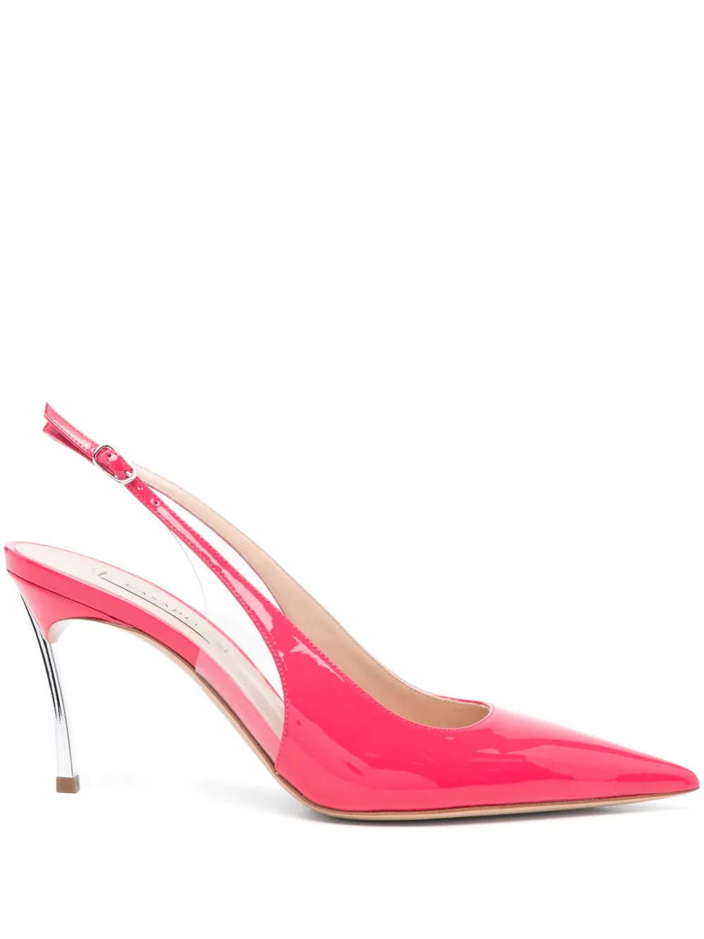Casadei 80 mm Super Blade Tiffany Glass pumps Roze