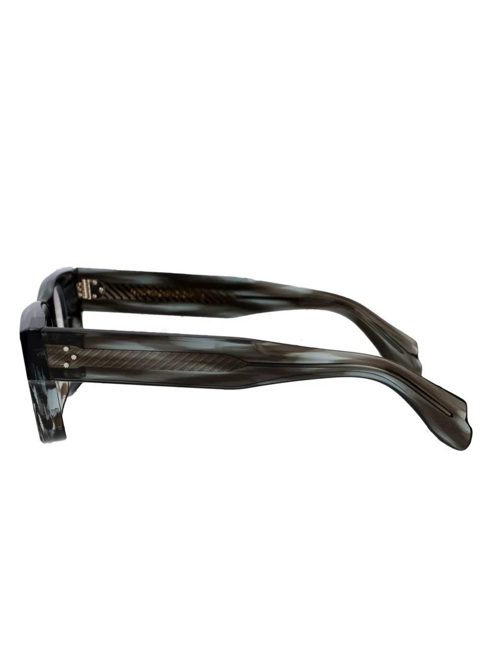 Cutler & Gross Bril met vierkant montuur Groen