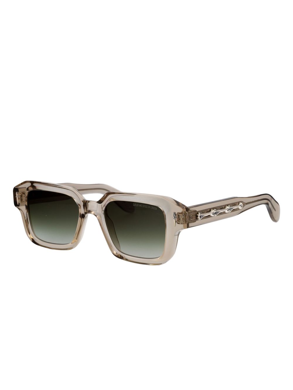 Cutler & Gross The Great Frog square-frame sunglasses - Beige