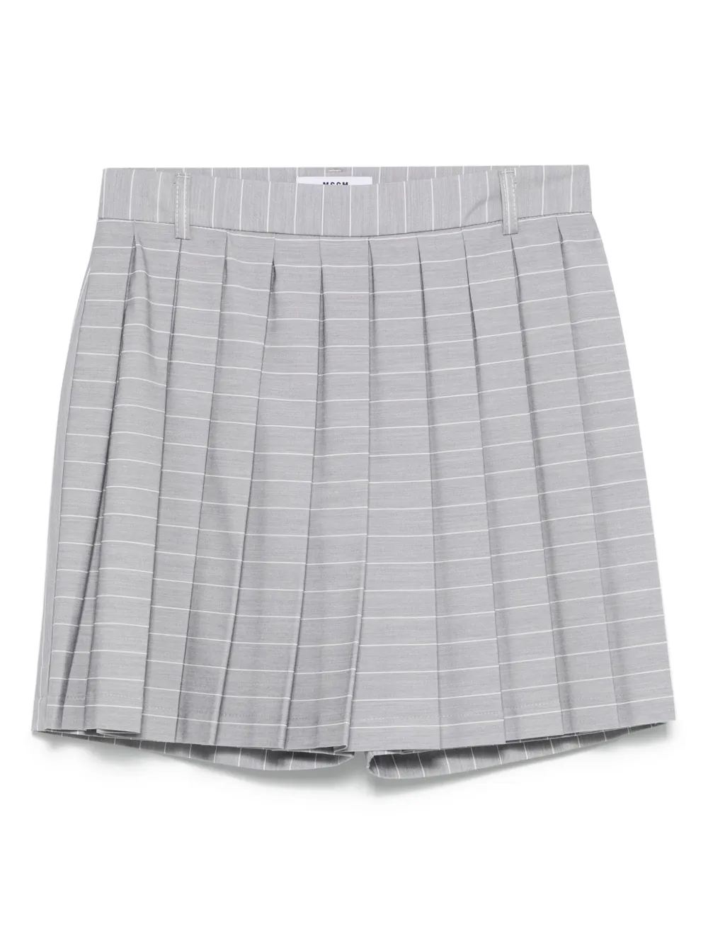 MSGM Kids jupe-short à plis | gris | Image 1